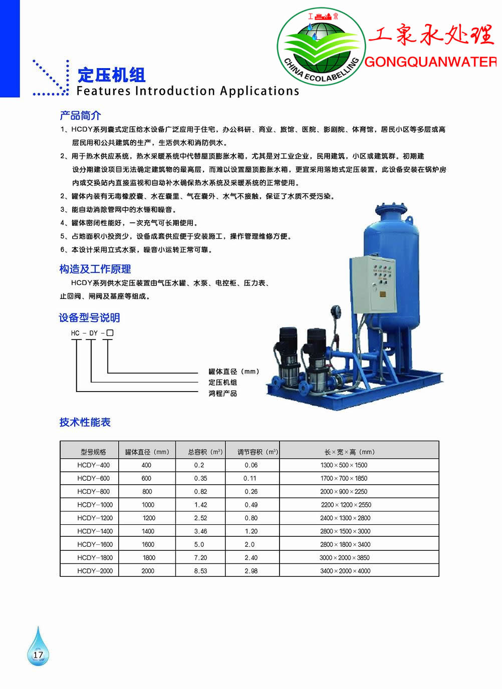 定壓補(bǔ)水裝置產(chǎn)品彩頁